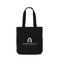Black Printed Bag Front