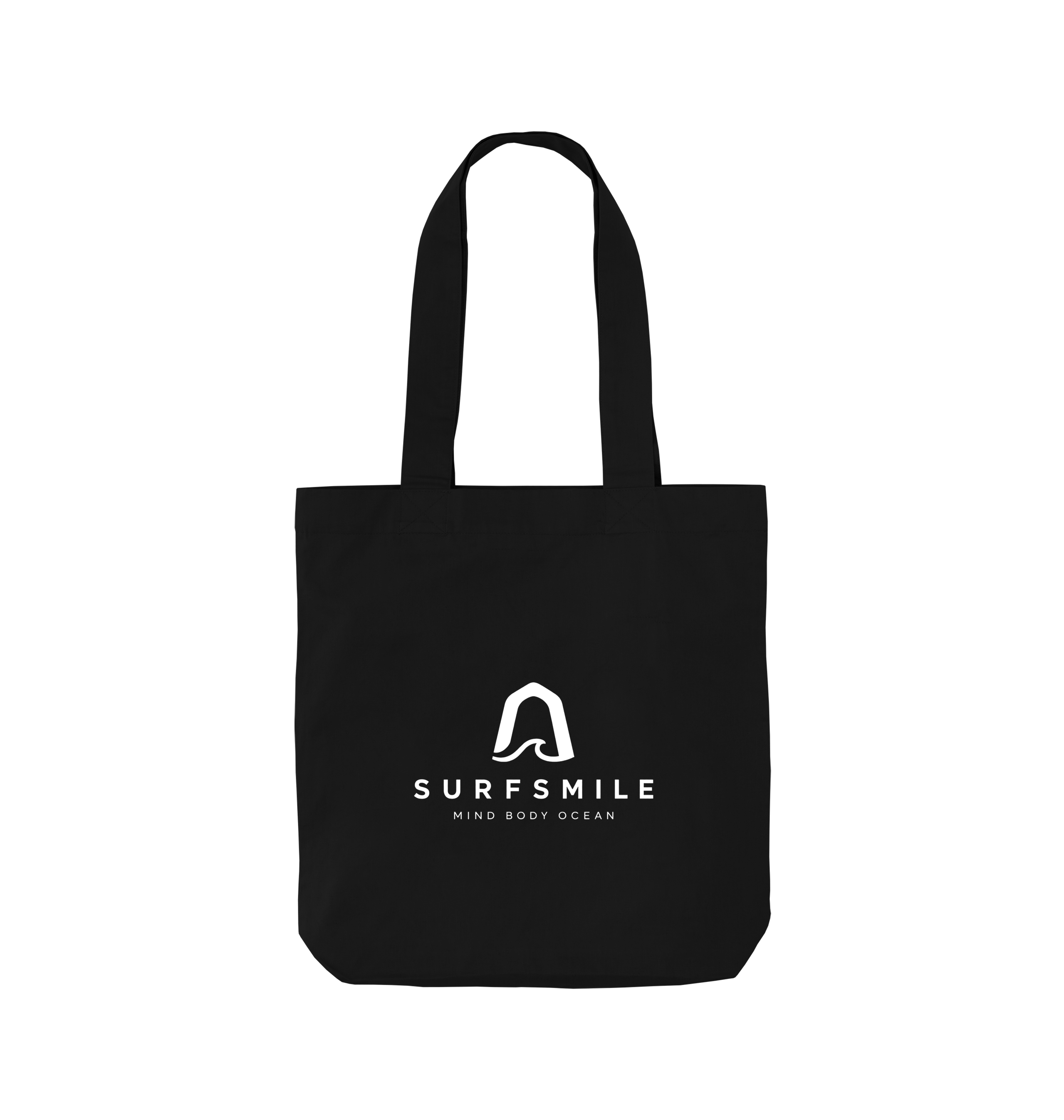 Black Printed Bag Front