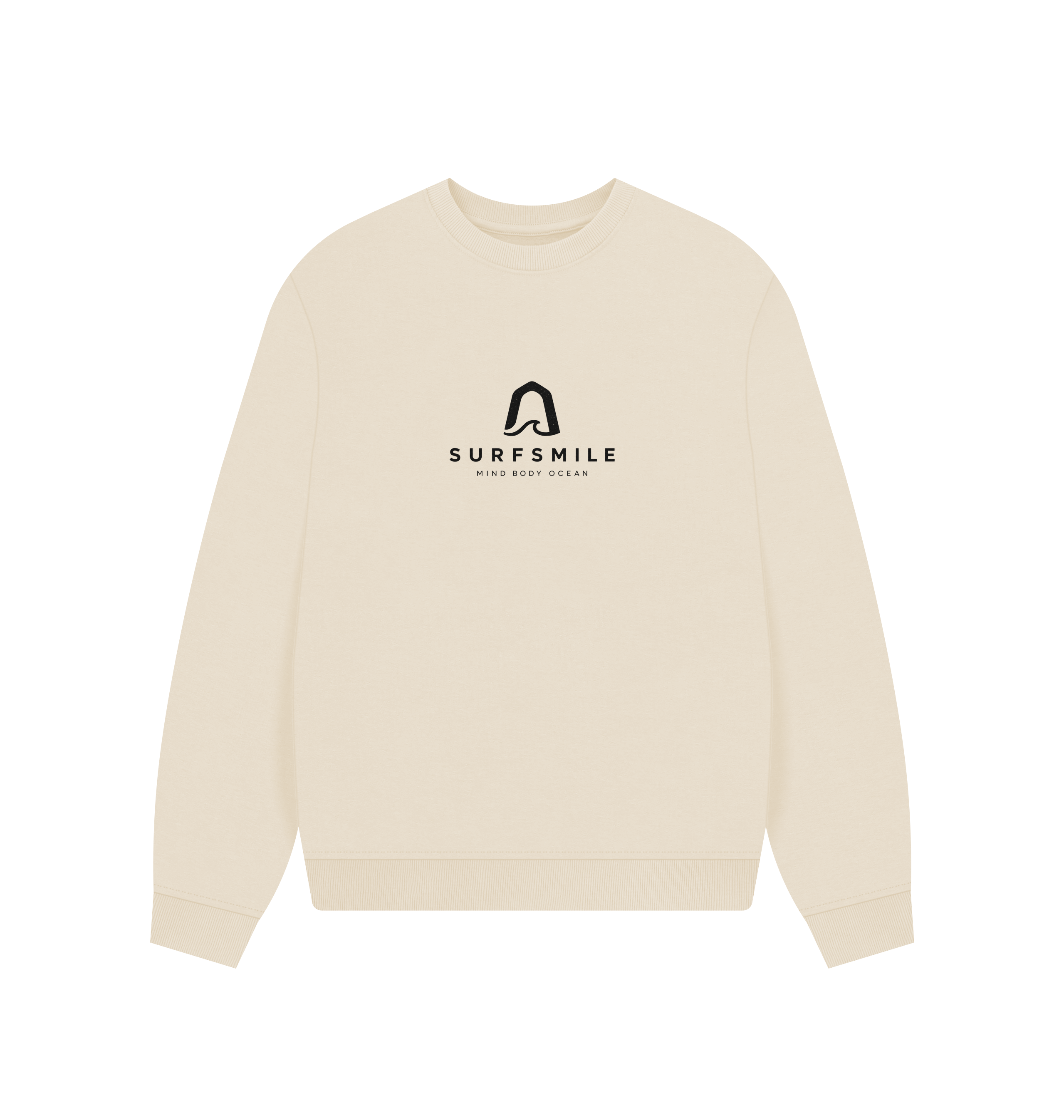 Oat Printed Sweater Front