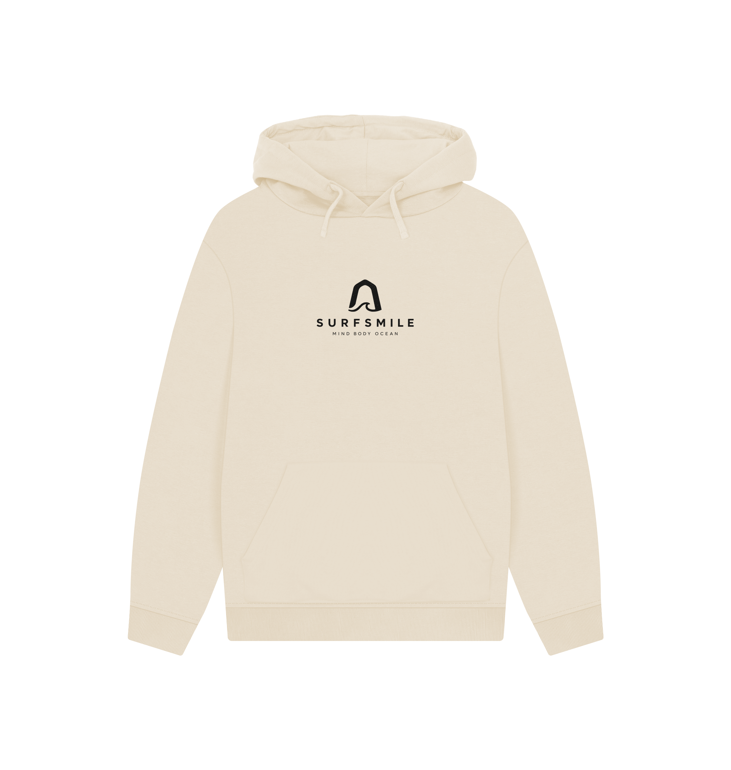 Oat Printed Hoody Front