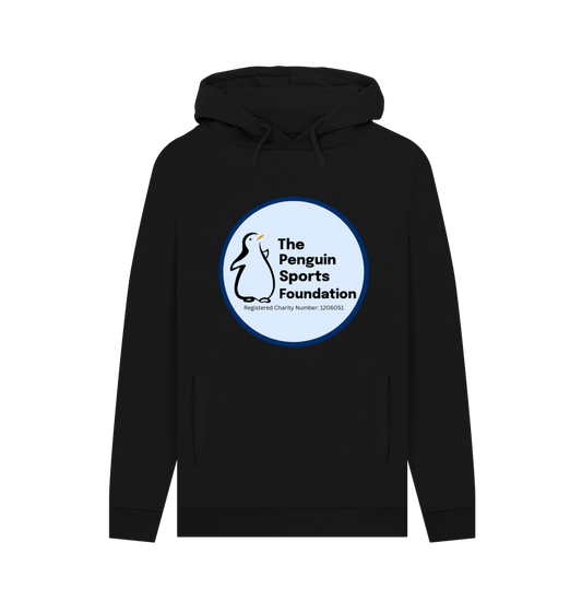 Black Men\u2019s Penguin Sports Foundation Hoodie in Black