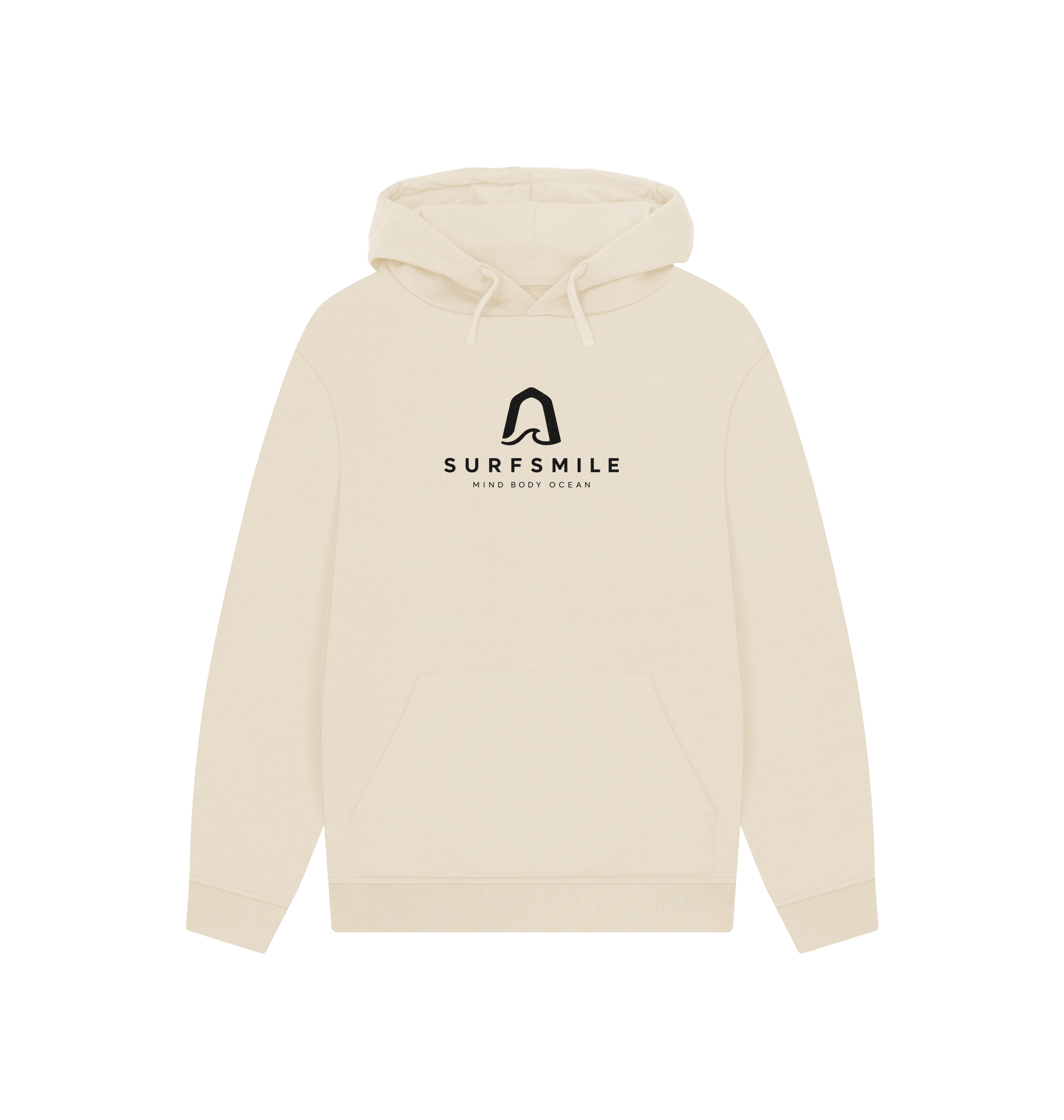 Oat Printed Hoody Front
